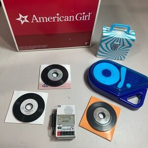 American Girl Julie's Sound Accessories-2007-Record Player-Complete-Retired
